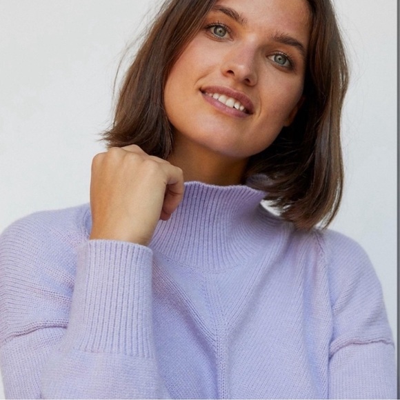 Anthropologie Lilac Crystal
Tunic Purple Mock Neck Sweater - Picture 4 of 9